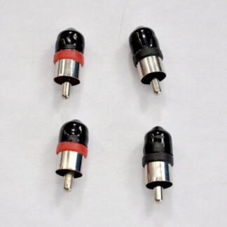 RCA Shorting Plugs - 2 Pairs L&R